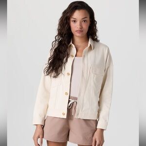 Vuori Off-White Utility Jacket for Women